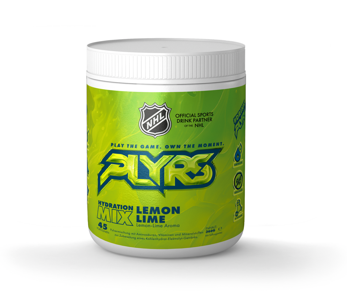 PLYRS HYDRATION MIX - LEMON LIME (45 Serv.) - NHL Edition
