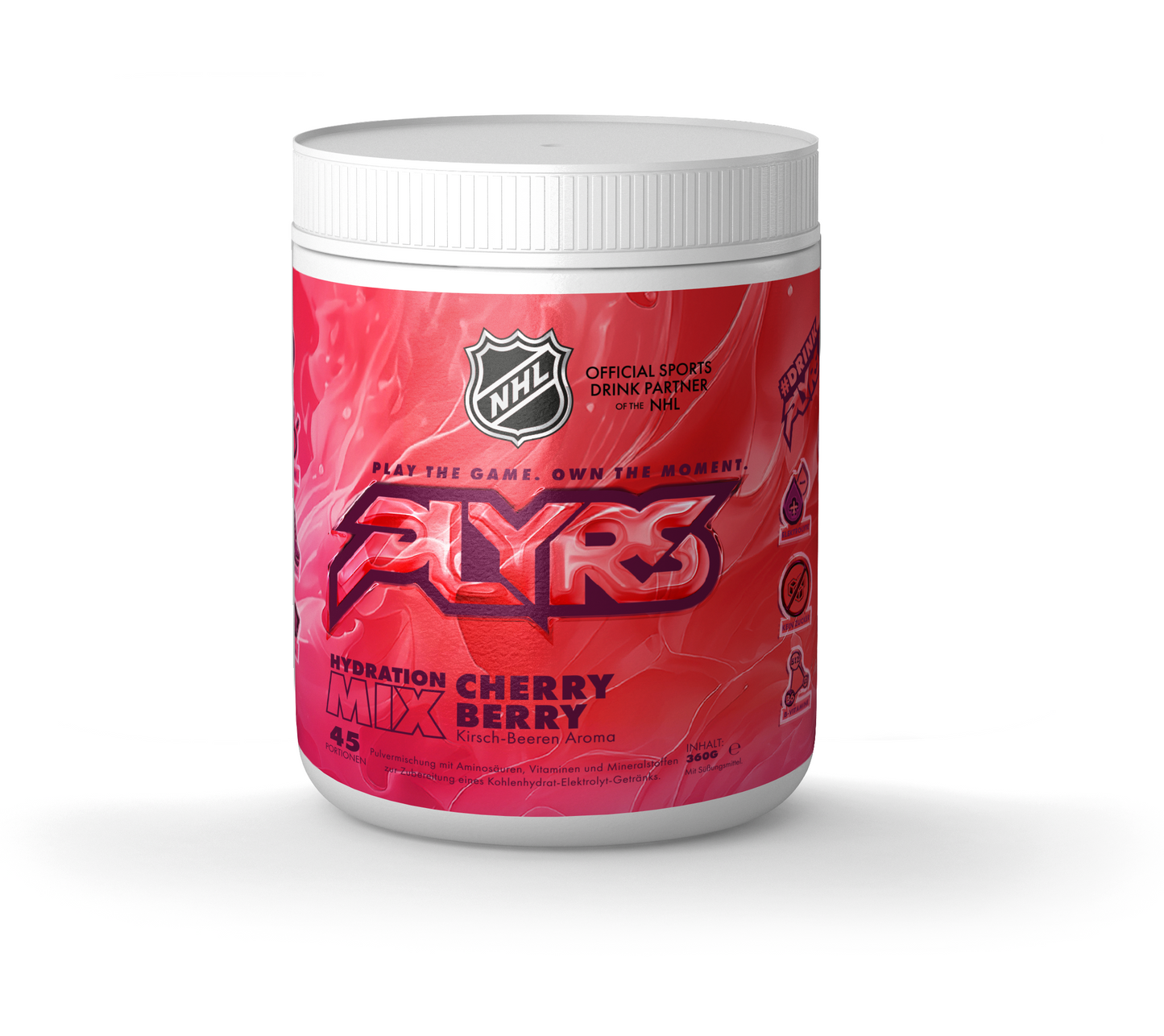 PLYRS HYDRATION MIX - CHERRY BERRY (45 Serv.) - NHL Edition
