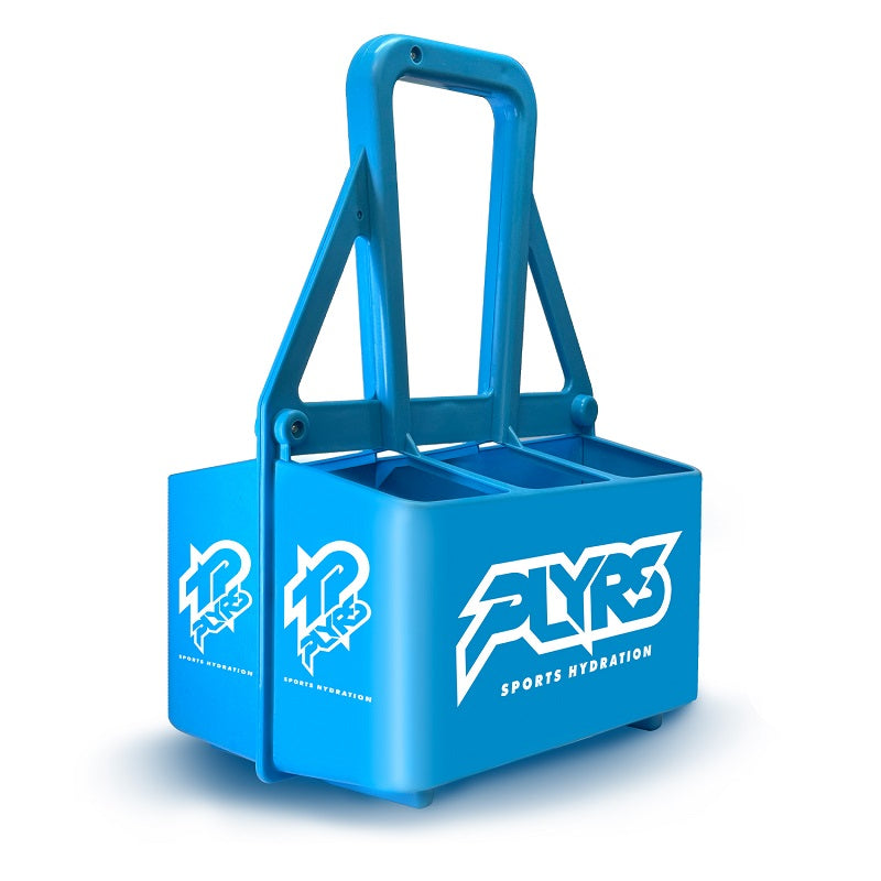 Flaschenhalter 'PLYRS Blau' (für 6 Flaschen)